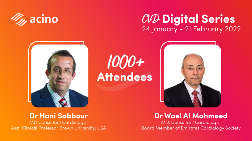  Acino’s digital series brings more than 1,000 UAE healthcare professionals together to raise awareness on cardiovascular diseases