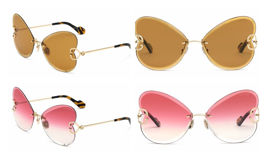  LANVIN EYEWEAR INTRODUCES THE MOTHER AND CHILD HEART-SHAPED SUNGLASSES
