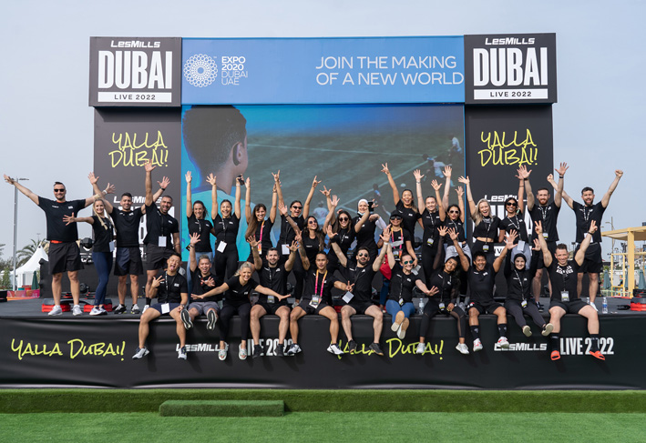  Les Mills – the Global Leader in Group Fitness Conducts the Biggest Fitness Party of the Year at the Expo 2020 Sports Arena