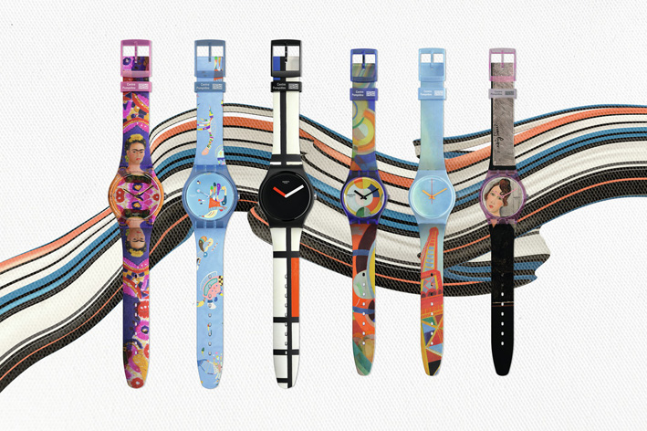  SWATCH JOINS FORCES WITH CENTRE POMPIDOU FOR AN ART-FILLED WATCH COLLECTION