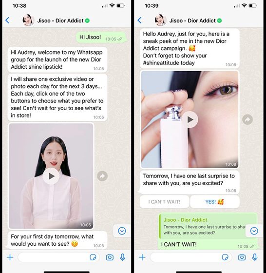  DIOR Beauty launch industry-first WhatsApp campaign with global influencer Jisoo