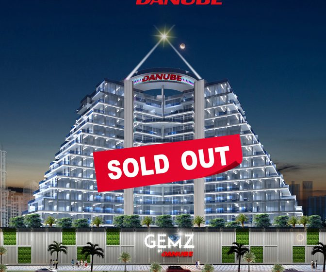  Danube Properties’ Dh350 million ultra-luxury residential project Gemz – sold out at launch!