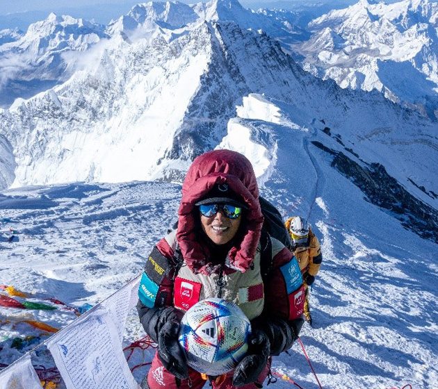  SHEIKHA ASMA AL THANI TAKES ‘AL RIHLA’ TO WORLD’S HIGHEST PEAK