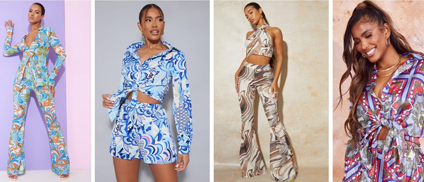 ABSTRACT AND TRENDY PRINTS FROM PRETTYLITTLETHING