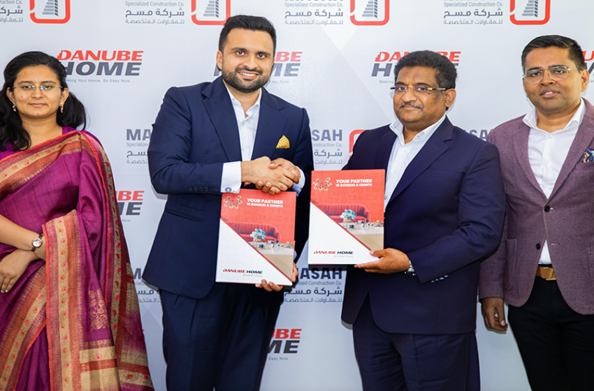  DANUBE HOME –DUBAI’S LEADING HOME RETAILER -Partners with Masah Specialized Construction Co.