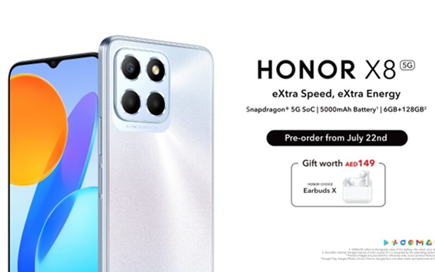 HONOR Teases the Launch of HONOR X8 5G in the UAE