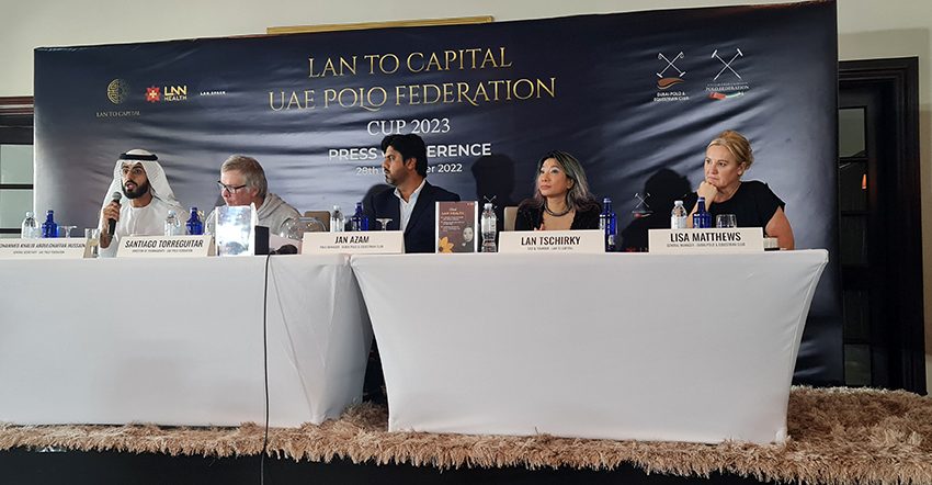  Dubai Polo & Equestrian Club hosts live to draw for the Lan To Capital Polo Federation Cup 2023