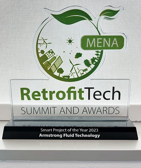  Armstrong Fluid Technology Wins Smart Project of the Year 2023 Award at the 8th RetrofitTech MENA Summit