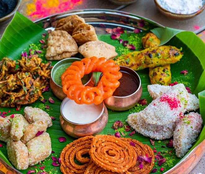  An impressive spread for a colourful occasion Make your Holi brighter at Bombay Bungalow