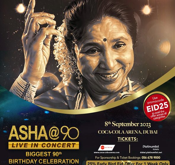  PME ENTERTAINMENT PROUDLY PRESENTS.. Asha Bhosle – Live in Concert