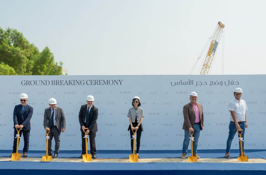  Taraf announces the groundbreaking of its iconic residential property Luce on Palm Jumeirah