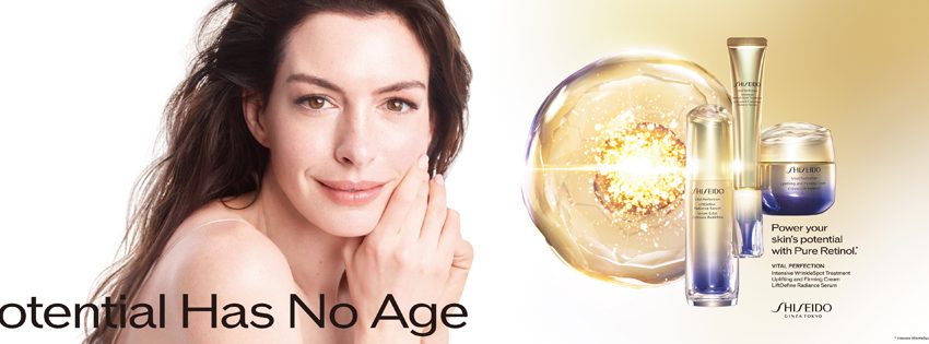 SHISEIDO Announces Anne Hathaway as the New VITAL PERFECTION Global Ambassador