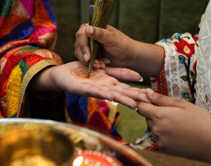  Kashkan by Ranveer Brar Shines with Festive Mehendi for Karwachauth Celebrations