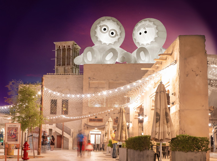  DSF DUBAI LIGHTS: MEET THE ARTISTS BEHIND THE ADORABLE PLANET-SAVING DUO, THE ANOOKI