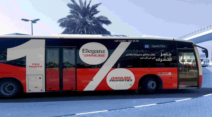 SkyBlue Media Partners with Danube to Illuminate Dubai’s Streets with Innovative Reflective Sticker Bus Advertising
