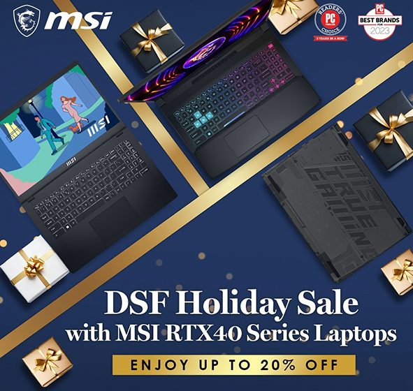  استمتع بموسم العطلات مع عروض MSI الحصرية لشهر ديسمبر 2023 على أجهزة الكمبيوتر المحمولة!