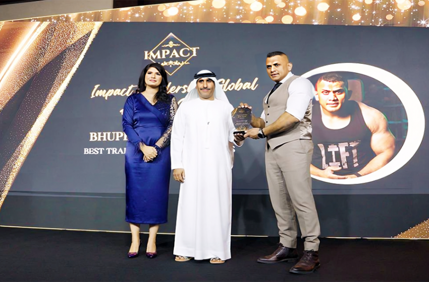  Bhupesh Kamble Honored as “Best Trainer – Sports & Fitness” at Impact Leadership Awards.