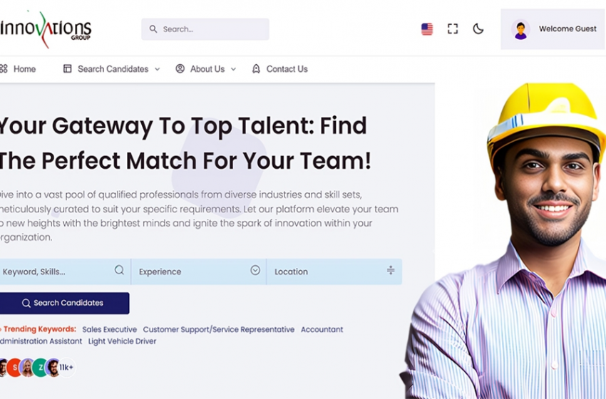  Navigating Talent Acquisition.. Innovations Group Launches Advanced Candidate Search Portal