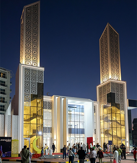  مجموعة الدانوب تفتتح مسجدًا فخمًا جديدًا في مدينة دبي للاستوديوهات