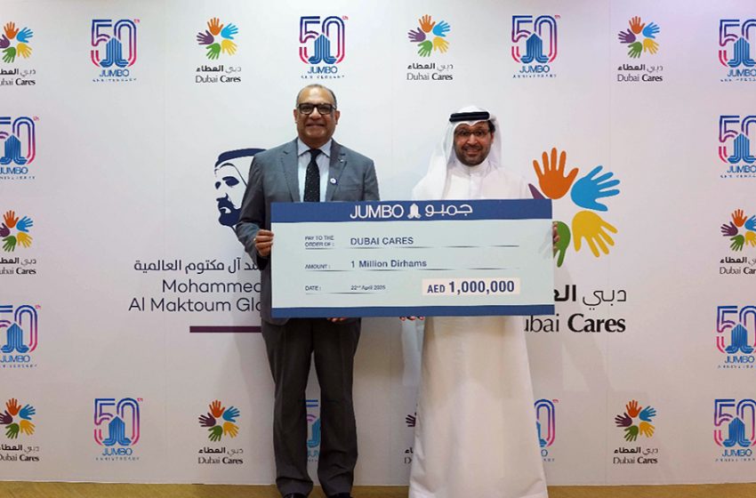 Supporting Education Worldwide.. Jumbo Group donates AED 1 Million to Dubai Cares