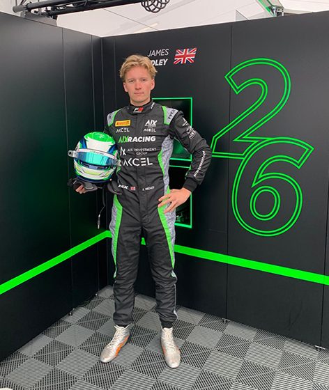  AKCEL GP partners with Formula 3 racer James Hedley as part of a strategy to support emerging racing talents