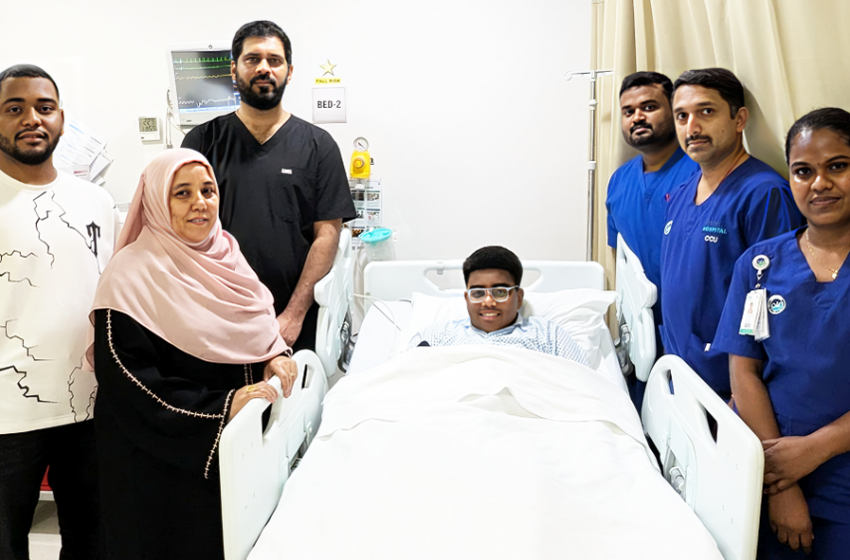 14-Year-Old Sudanese Boy Saved from Rare, Life-Threatening Heart Condition at Aster Hospital Mankhool