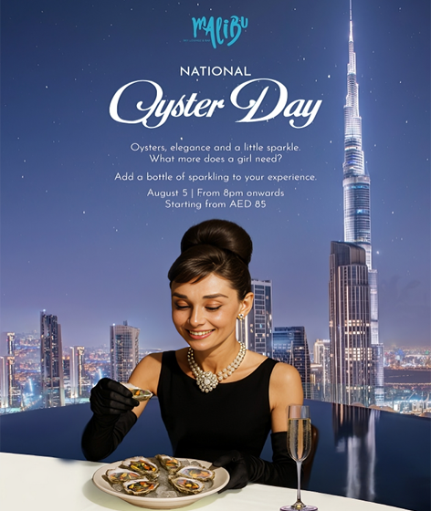  Celebrate National Oysters Day in Style at Malibu Sky Lounge, Paramount Hotel Midtown