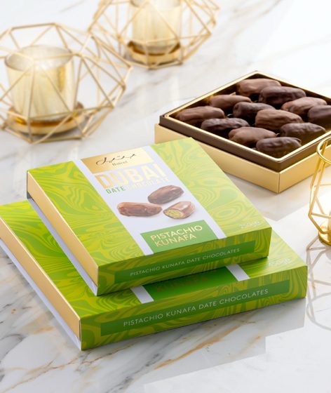  Bateel Unveils Exquisite Kunafa Truffles and Dubai Date Chocolate