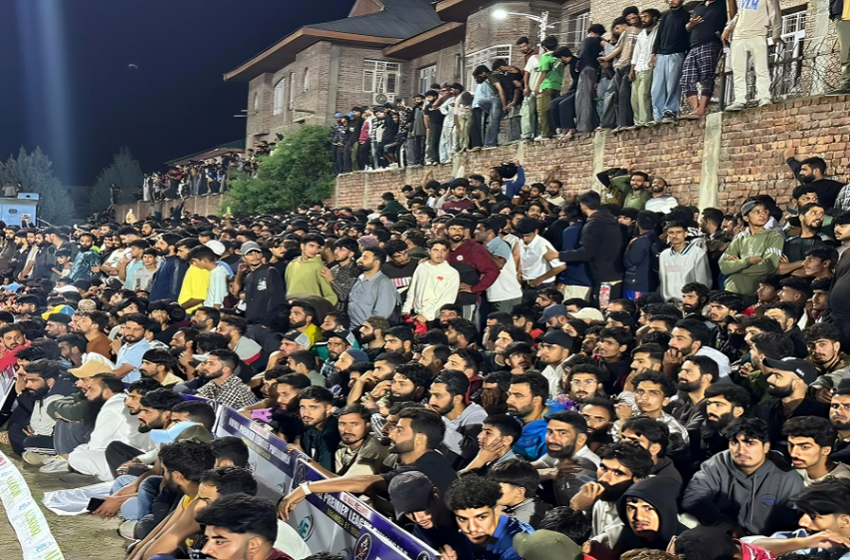 Cricket lights up pulwama marking the opening of the Royal Premier League (RPL)