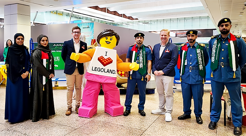  LEGOLAND® Dubai Resort and Dubai Customs Celebrate 95th Saudi National Day with Families Arriving at Dubai International Airports