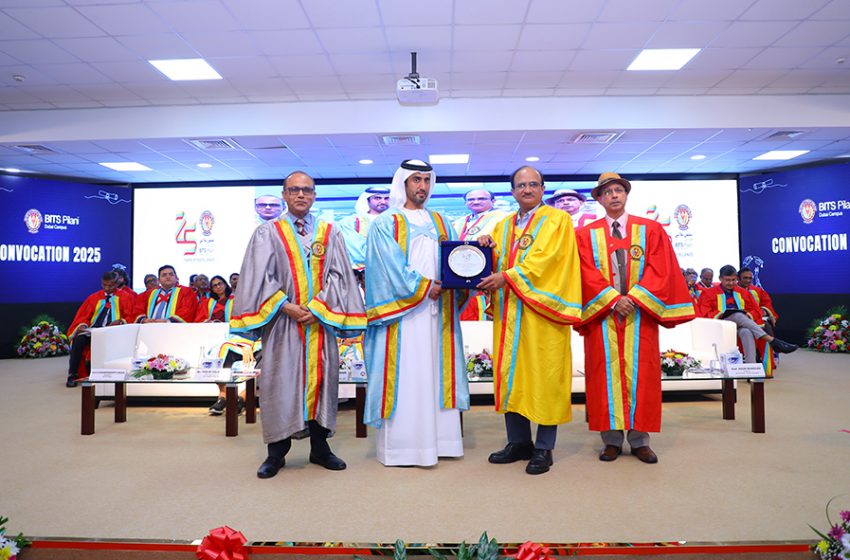  Distinguished Guests and Academic Leaders Celebrate the Graduation of 297 Students at BITS Pilani Dubai Campus Convocation 2025