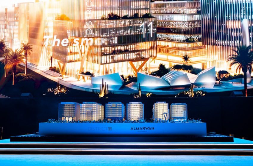 The project spans 3.5 million sq ft.. Al Marwan Developments launches “District 11”, the UAE’s first AI-designed business complex