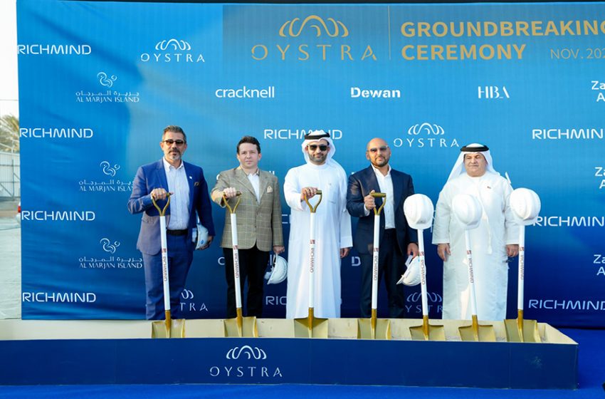  RICHMIND BREAKS GROUND ON OYSTRA AT AL MARJAN ISLAND, RAS AL KHAIMAH