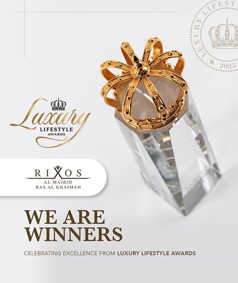  ريكسوس المعيريض رأس الخيمة يحصد لقب ” أفضل منتجع شاطئي فاخر ” في الإمارات