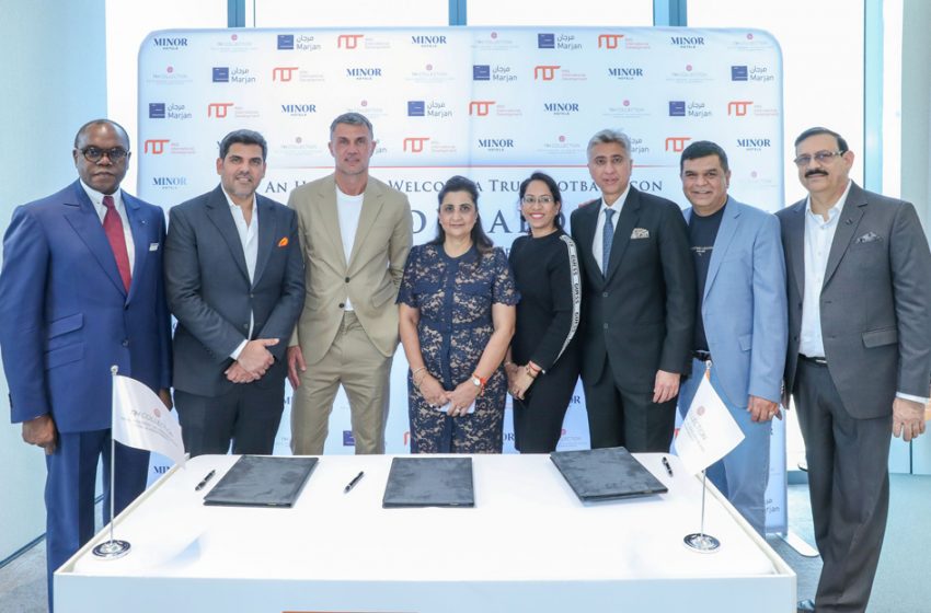  LEGEND OF THE GAME PAOLO MALDINI PLACES HIS TRUST IN RRS INTERNATIONAL DEVELOPMENT AS NH COLLECTION RAS AL KHAIMAH AL MARJAN ISLAND HOTEL & APARTMENTS ATTRACTS GLOBAL CONFIDENCE