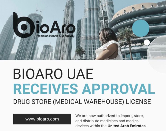  BioAro’s UAE Subsidiary Secures Drug Store (Medical Warehouse) License, Expanding Market Entry Opportunities for Global Health and MedTech Companies