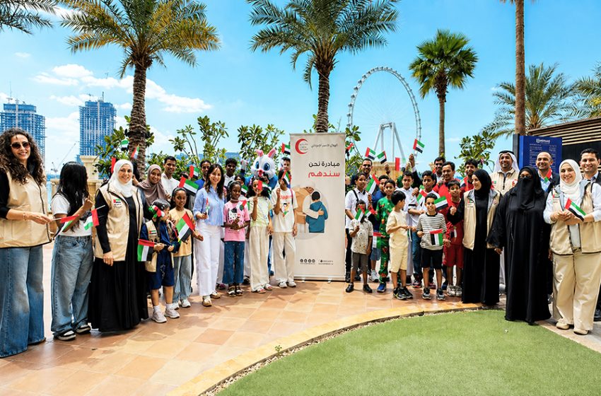  Emirates Red Crescent Leads “We Are Their Support” World Orphan Day Initiative with Amwaj Rotana and Dubai National School – Al Barsha