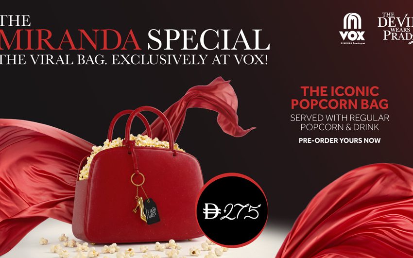 Icons Only: The Devil Wears Prada 2 Ladies Nights with Global Beauty Brands, Viral Handbag Popcorn Bucket, Exclusively at VOX Cinemas