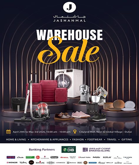  Jashanmal’s much-anticipated ‘Warehouse Sale’ returns to Cityland Mall with exclusive deals on premium global brands